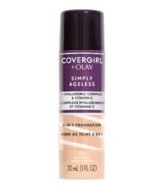 CoverGirl Simply Ageless + Olay Liquid Foundation