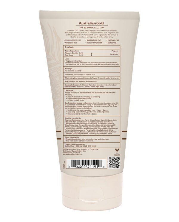Australian Gold Mineral SPF 30 Lotion Australian Gold Mineral SPF 30 Lotion