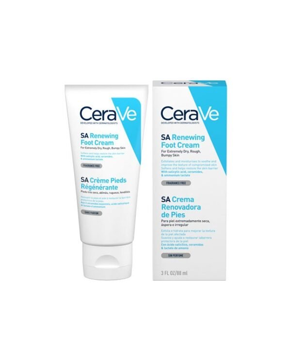 CeraVe SA Renewing Foot Cream