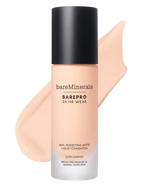 bareMinerals BAREPRO 24HR Wear Skin-Perfecting Matte Liquid Foundation – Mineral SPF 20 bareMinerals BAREPRO 24HR Wear Skin-Perfecting Matte Liquid Foundation – Mineral SPF 20