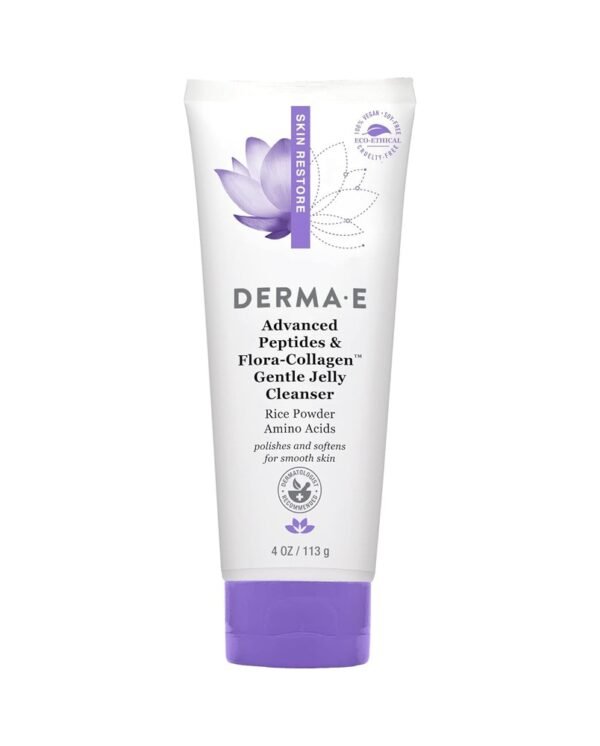 Derma E Advanced Peptides and Flora-Collagen Gentle Jelly Cleanser Derma E Advanced Peptides and Flora-Collagen Gentle Jelly Cleanser