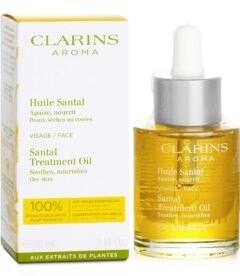 Clarins Santal Soothing Face Treatment Oil for Dry Skin