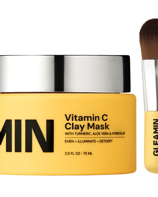 Gleamin Vitamin C Clay Mask with Brush Gleamin Vitamin C Clay Mask with Brush