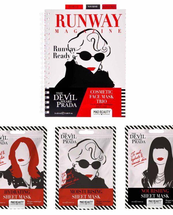 Mad Beauty Disney The Devil Wears Prada Cosmetic Face Mask Trio