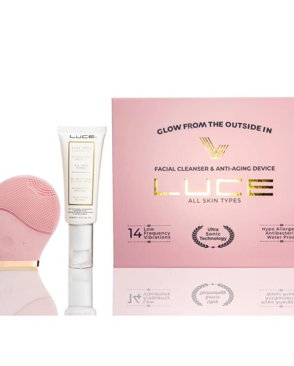 Luce Facial Cleansing Brush and Aloe Vera Gel Face Wash