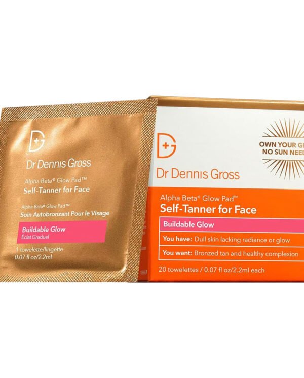 Dr. Dennis Gross Alpha Beta Glow Pad Self-Tanner for Face