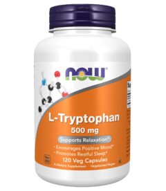 NOW L-Tryptophan 500mg Capsules