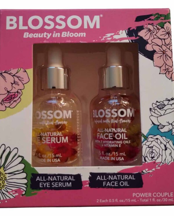 Blossom Beauty Power Couple Beauty in Bloom Face Oil and Eye Serum