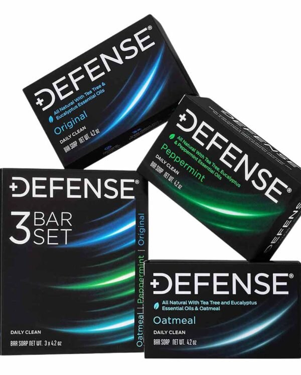 Defense Soap 3 Bar Soap Set