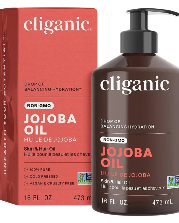 Cliganic Non-GMO Jojoba Oil Cliganic Non-GMO Jojoba Oil