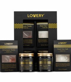 Lovery Dead Sea Minerals Home Bath Gift Box Valentines Day Spa Kit