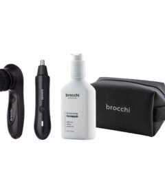 Brocchi Facial Brush, Nasal Hair Remover, Facewash and Travel Bag Set
