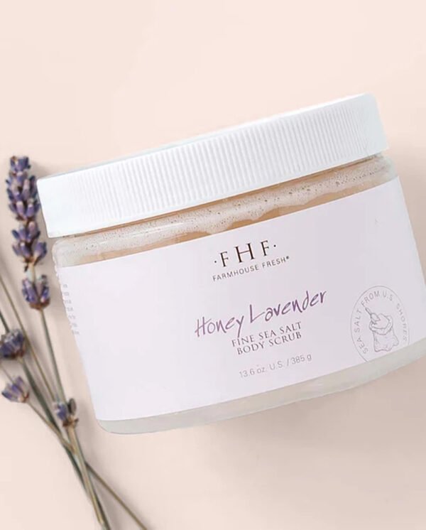 Farmhouse Fresh Honey Lavender Fine Sea Salt Body Scrub