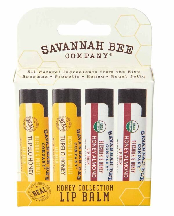 Savannah Bee Company Honey Collection Lip Balm Gift Set Savannah Bee Company Honey Collection Lip Balm Gift Set