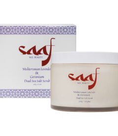 Saaf Body Mediterranean Lavender & Geranium Dead Sea Salt Scrub Saaf Body Mediterranean Lavender & Geranium Dead Sea Salt Scrub