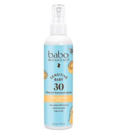 Babo Botanicals Sensitive Baby Mineral Sunscreen Spray SPF 30