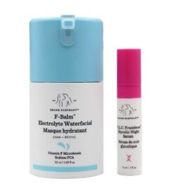 Drunk Elephant F-Balm Waterfacial Masque and T.L.C. Framboos Glycolic Night Serum