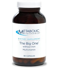 Metabolic Maintenance The Big One without Iron